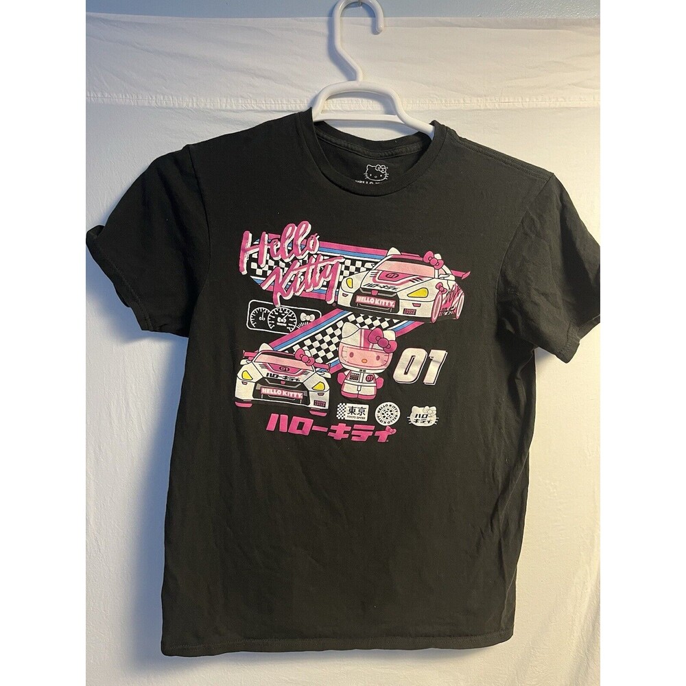 2023 Sanrio Hybrid‎ T-Shirt Women's Sz MHello Kitty Racing Racecar Tokyo Speed